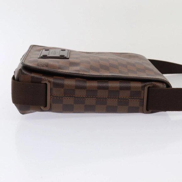 LOUIS VUITTON Damier Ebene Brooklyn PM Shoulder Bag N51210 LV Auth ar12116 - Picture 6 of 16